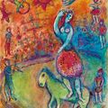 Marc Chagall — Экюи на вершине холма в цирке, изображение 1