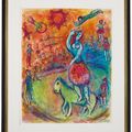Marc Chagall — Экюи на вершине холма в цирке, изображение 2
