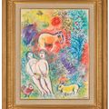 Marc Chagall — Супружеская пара и роскошное сочетание, изображение 2