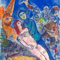 Marc Chagall — Ну, роза и апельсиновый сок в деревне с голубым вкусом, изображение 1