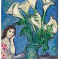 Marc Chagall — Вава с арумами, изображение 2