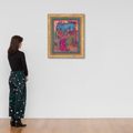 Marc Chagall — Голубая ночь на исходе праздника в деревне в розах, изображение 4