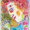 Marc Chagall — Профиль цвета трех девушек и букль для танцовщицы, изображение 1