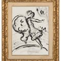 Marc Chagall — Танцовщица на сцене цирка, изображение 2