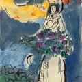 Marc Chagall — Этюд для румян "Солей", изображение 1