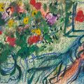 Marc Chagall — Букет и любовь из-за угла, изображение 1