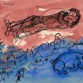 Marc Chagall — Для девушки, которая наслаждается жизнью в этой прекрасной деревне, изображение 1