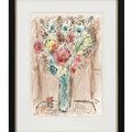 Marc Chagall — Интересен брюнет с букетом, открывающим вид из окна., изображение 4