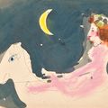 Marc Chagall — Ночь в одиночестве, изображение 1