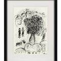 Marc Chagall — Большой букет в ле-туа-деревенский столик, изображение 4