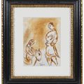 Marc Chagall — Абигайль, женщина Давида (не сохранилась ни в одном из последних библейских изданий, 1960), изображение 2