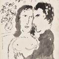 Marc Chagall — Пара, живущая в большом мире, изображение 1