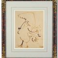 Marc Chagall — Поле битвы, Проект иллюстрации к "Жизни Дюрера" Поля Элюара, изображение 2