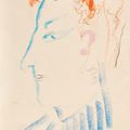 Marc Chagall — Автопортрет в профиле, изображение 1