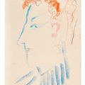 Marc Chagall — Автопортрет в профиле, изображение 2