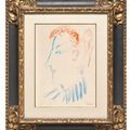 Marc Chagall — Автопортрет в профиле, изображение 4
