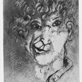 Marc Chagall — Selbstbildnis mit Grimasse (Автопортрет с гримасой), изображение 1