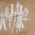 Marcel Duchamp — 9 мулле малик, этюд, изображение 1