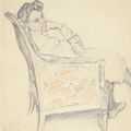 Marcel Duchamp — Сюзанна Дюшан ассизе ( спереди ); Сюзанна Дюшан дебют ( сзади ), изображение 2