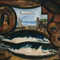 Marsden Hartley — Рыбный домик с видом на море в Новой Англии, изображение 1