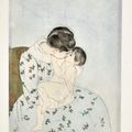 Mary Cassatt — Поцелуй матери, изображение 1