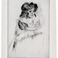 Mary Cassatt — Марго положила руки на спинку кресла, изображение 2