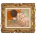 Mary Cassatt — Мать расчесывает волосы Сары (№ 1), изображение 2