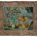 Maurice Brazil Prendergast — Натюрморт с фруктами и цветами, изображение 2