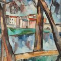 Maurice de Vlaminck — Дома на берегу моря, изображение 1