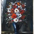 Maurice de Vlaminck — Цветы, танцующие в голубой вазе, изображение 2