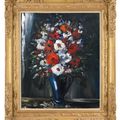Maurice de Vlaminck — Цветы, танцующие в голубой вазе, изображение 4