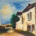 Maurice de Vlaminck — Старые дома в Вальмондуа, изображение 1