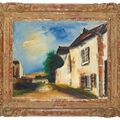Maurice de Vlaminck — Старые дома в Вальмондуа, изображение 4