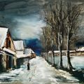 Maurice de Vlaminck — Деревня су-ла-неж, изображение 1