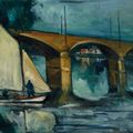 Maurice de Vlaminck — Мост между деревьями в замке, изображение 1