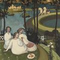 Maurice Denis — Легенда о кавалерах трех юных принцесс (премьерная версия а-ля гуашь), изображение 1