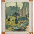 Maurice Denis — Молодые люди, которые сражаются с ангелами ( сзади ); Кладбище цветов ( сзади ), изображение 3