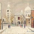 Maurice Utrillo — Площадь Тертр, совсем рядом, изображение 1