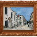 Maurice Utrillo — Город Прованс (Сена и Марна) , Великий замок Тель-Дье и улица Сен-Тибо, изображение 2