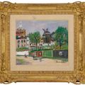 Maurice Utrillo — Мулен-де-ла-Галетт на Монмартре, изображение 2