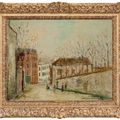 Maurice Utrillo — Улица Мон-Сени на Монмартре, изображение 2