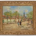 Maurice Utrillo — Авеню Тилле, церковь Монманьи (Валь-д'Уаз), изображение 3