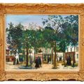 Maurice Utrillo — Площадь Тертр на Монмартре, изображение 2