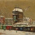 Maurice Utrillo — Мулен-де-ла-Галетт в окрестностях Монмартра, изображение 1