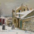 Maurice Utrillo — Дом Мими Пинсон на Монмартре, совсем рядом, изображение 1