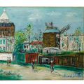 Maurice Utrillo — Мулен-де-ла-Галетт на Монмартре, изображение 2