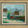 Maurice Utrillo — Мулен-де-ла-Галетт на Монмартре, изображение 4
