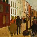 Maurice Utrillo — Улица на Монмартре, изображение 1