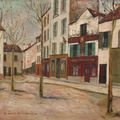 Maurice Utrillo — Площадь Тертр на Монмартре, изображение 1