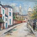 Maurice Utrillo — Монмартр, изображение 1
